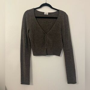 Wilfred V-Neck Fitted Cardigan